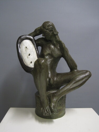 Escultura titulada "Contemplando Lucio." por Paolo Camporese, Obra de arte original, Terracota