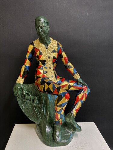 Escultura intitulada "La cruna dell'ago 2…" por Paolo Camporese, Obras de arte originais, Terracota