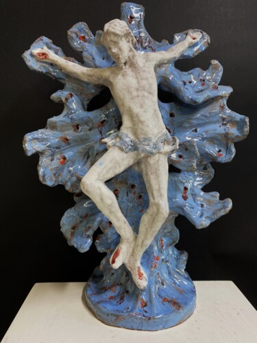 Skulptur mit dem Titel "Disma" von Paolo Camporese, Original-Kunstwerk, Keramik
