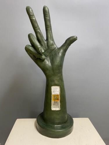 Skulptur mit dem Titel "Reliquia entomologi…" von Paolo Camporese, Original-Kunstwerk, Terra cotta