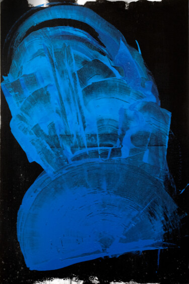 Peinture intitulée "Blue Medea" par Paolo Cantù Gentili, Œuvre d'art originale, Acrylique Monté sur Châssis en bois