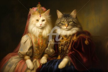 Digital Arts titled "Duke and Duchess Th…" by Paolo Chiuchiolo, Original Artwork, AI generated image