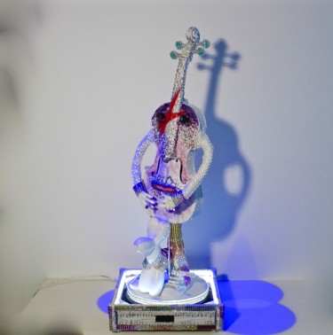 Sculpture titled "Paganini Collection…" by Paolo Orlando, Original Artwork, Wood