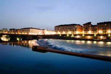 Fotografia intitolato "Torino, fiume Po" da Paolo Demaldè, Opera d'arte originale