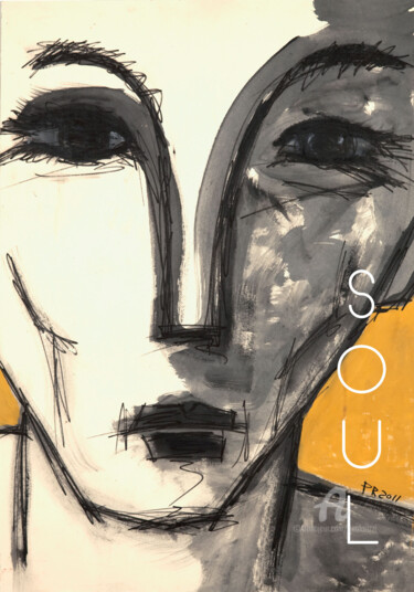 Incisioni, stampe intitolato "SOUL" da Paolo Rizzi, Opera d'arte originale, Stampa digitale