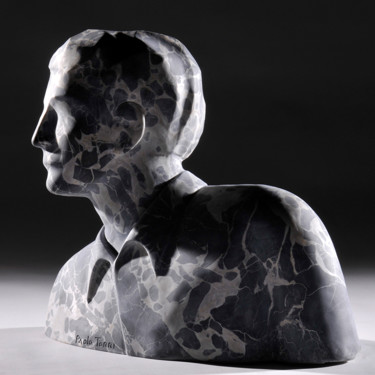 Sculpture titled "In trasformazione" by Paolo Torri, Original Artwork, Stone
