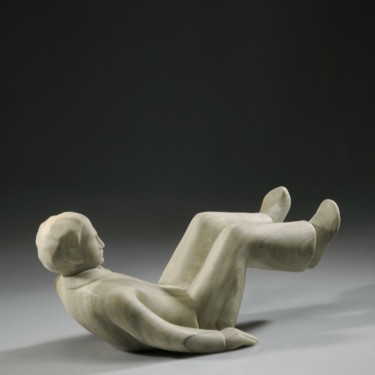 Sculpture intitulée "TV man" par Paolo Torri, Œuvre d'art originale