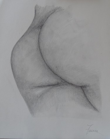Drawing titled "Nu003" by Zeuxiss, Original Artwork, Graphite