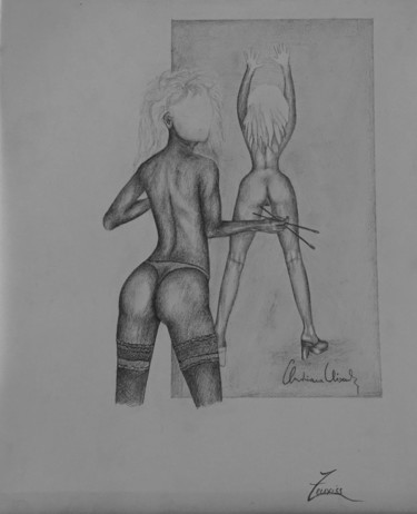 Drawing titled "Christiana By Chris…" by Zeuxiss, Original Artwork, Graphite