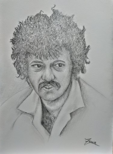 Drawing titled "Alberto Visentin" by Zeuxiss, Original Artwork, Graphite