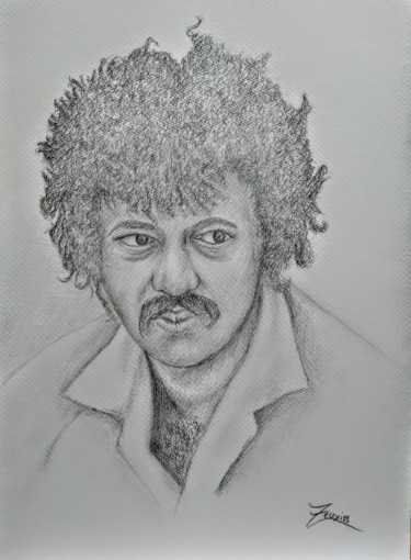 Dessin intitulée "Alberto Visentin" par Zeuxiss, Œuvre d'art originale, Graphite