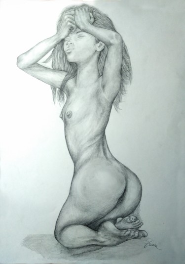 Drawing titled "Moksha" by Zeuxiss, Original Artwork, Graphite