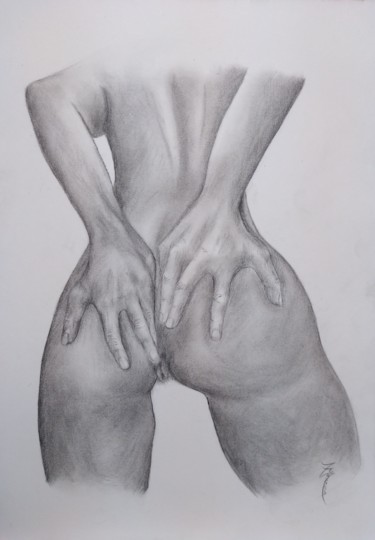 Drawing titled "Balneum" by Zeuxiss, Original Artwork, Charcoal