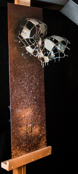 Scultura intitolato "il bacio" da Paolo Perelli, Opera d'arte originale, Metalli Montato su Metallo