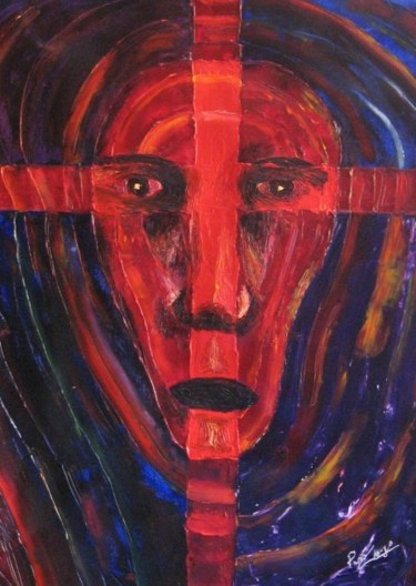 Pittura intitolato "Prigionia" da Giampietro Nardello, Opera d'arte originale