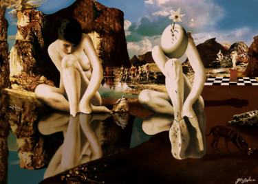 Arts numériques intitulée "La métamorphose de…" par Gilles Papineau, Œuvre d'art originale, Travail numérique 2D