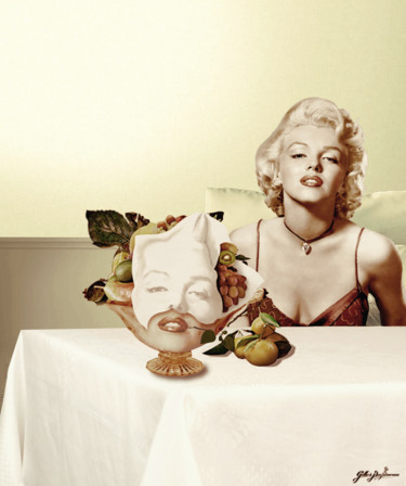 Artes digitais intitulada "Marilyn" por Gilles Papineau, Obras de arte originais, Trabalho Digital 2D