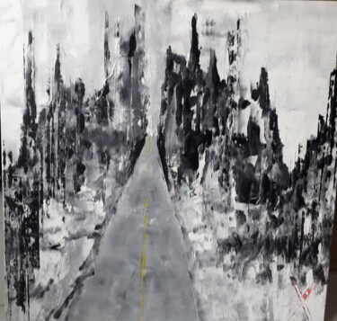Картина под названием "Vallée de la mort" - Herve Richard, Подлинное произведение искусства, Акрил