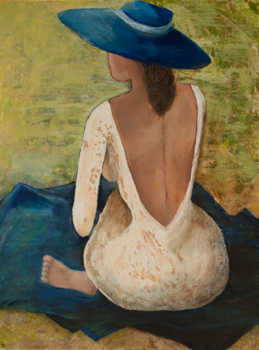 Painting titled "femme stylée" by Pardo Y Cobo, Original Artwork, Oil