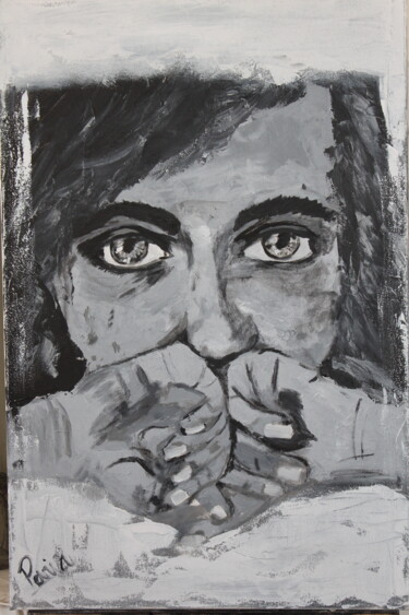 Pintura titulada "Gritos de Silencio" por Parisa Maghan, Obra de arte original, Acrílico