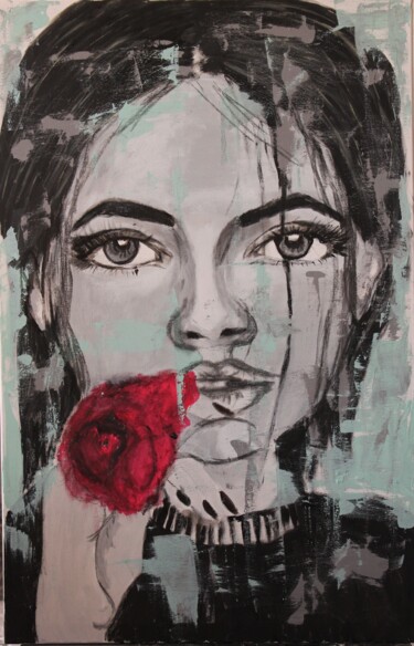 Pintura titulada "Ultimo Beso" por Parisa Maghan, Obra de arte original, Acrílico