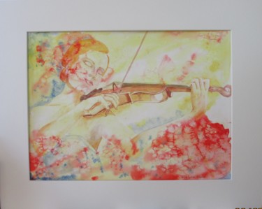 Peinture intitulée "Grapella" par Daniel Et Evelyne Pâris, Œuvre d'art originale, Aquarelle