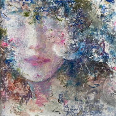 Pintura intitulada "“Rose “-24" por Jiyou Piao, Obras de arte originais, Acrílico