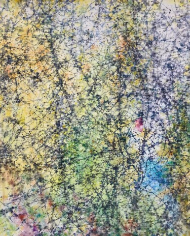 Pintura intitulada "autumn" por Jiyou Piao, Obras de arte originais, Pigmentos