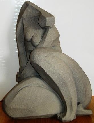 Escultura intitulada "Despertar (cimento)" por Aníbal Ruivo, Obras de arte originais