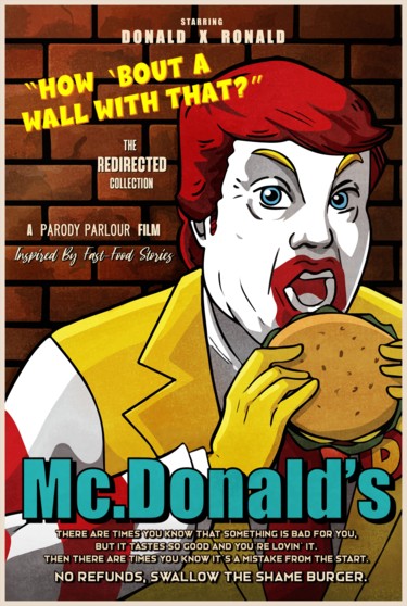 Mc.Donald's Printmaking titled "Mc.Donald's" by Jahow See (Parody Parlour), Original Art, Screenprinting