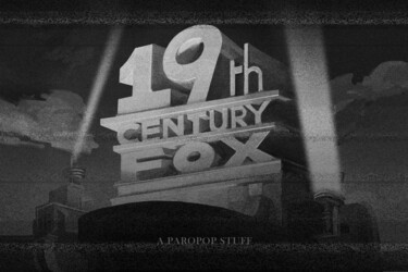 Digitale Kunst mit dem Titel "19th Century Fox" von Jahow See (ParoPop), Original-Kunstwerk, Siebdruck