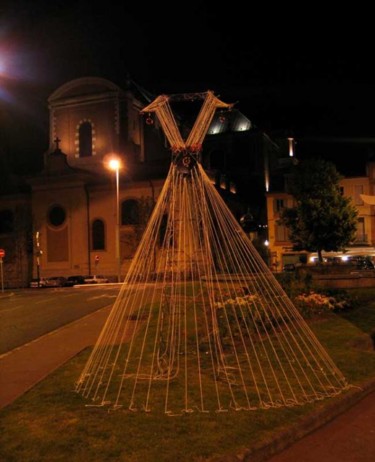 Sculpture intitulée ""IHT La mariée"" par Elena Paroucheva, Œuvre d'art originale, Techniques mixtes