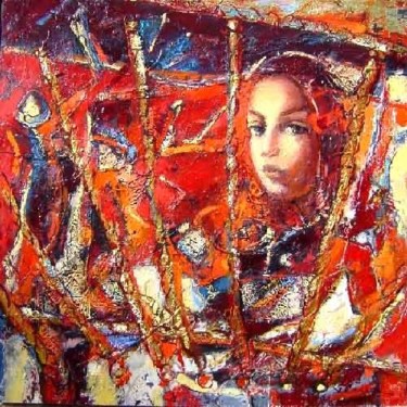 Peinture intitulée ""Le berceau"" par Elena Paroucheva, Œuvre d'art originale, Huile
