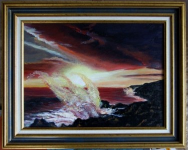 Schilderij getiteld "Ile de la Réunion a…" door Jean Parraud, Origineel Kunstwerk