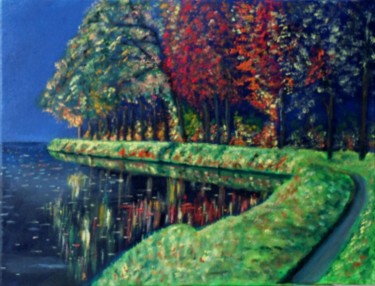 Peinture intitulée "Couleurs d'automne…" par Jean Parraud, Œuvre d'art originale