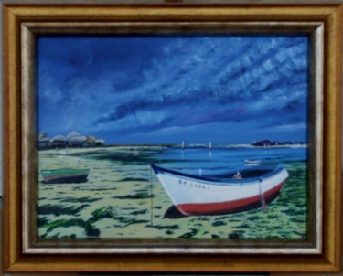 Painting titled "Bretagne-Côte de Br…" by Jean Parraud, Original Artwork