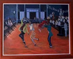 Pittura intitolato "Cotton club" da Jean Parraud, Opera d'arte originale