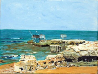 Peinture intitulée "St Palais sur mer" par Jean Parraud, Œuvre d'art originale