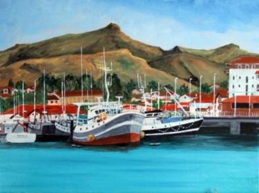 Peinture intitulée "Port de St jean de…" par Jean Parraud, Œuvre d'art originale