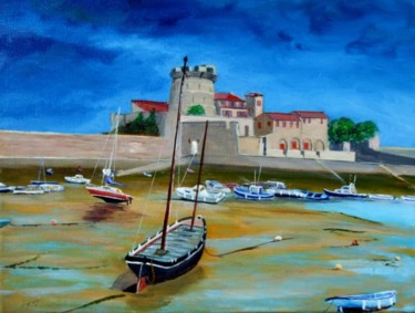 Painting titled "Pays Basque- Le For…" by Jean Parraud, Original Artwork