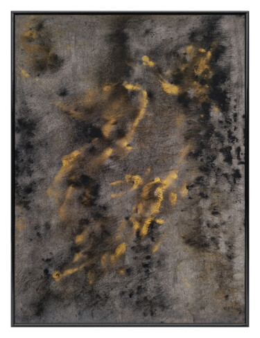 Картина под названием "Variation 1714-02" - Pascal & Annie Leniau, Подлинное произведение искусства, Акрил Установлен на Дер…