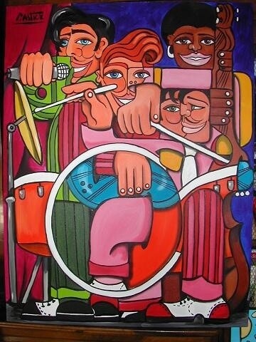 Painting titled "Juan" by Pascal Astier, Original Artwork