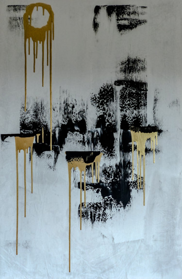 Malerei mit dem Titel "ERIME" von Pascal Barbin, Original-Kunstwerk, Acryl Auf Keilrahmen aus Holz montiert