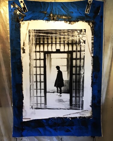 Fotografie getiteld "Blue" door Pascal Biblocque, Origineel Kunstwerk, Film fotografie