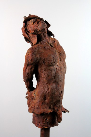 Sculpture titled "Totem III" by Pascal Borghi, Original Artwork, Ceramics