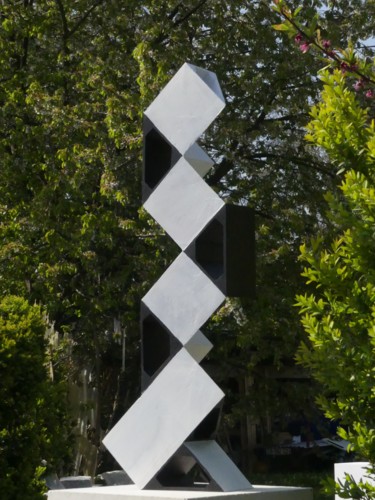 Sculpture intitulée "Platon Timée" par Pascal Borgo, Œuvre d'art originale, Bois