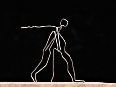 Sculpture intitulée "fondeur" par Pascal Borgo, Œuvre d'art originale, Métaux