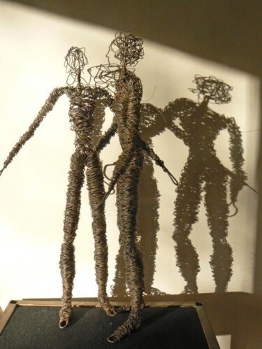 Sculpture intitulée "dans tes yeux" par Pascal Borgo, Œuvre d'art originale