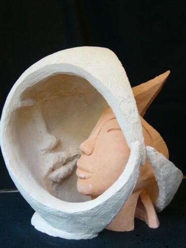 Sculpture intitulée "Gaïa et Ouranos" par Pascal Borgo, Œuvre d'art originale