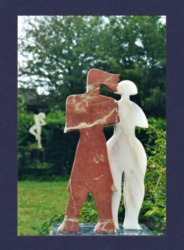Sculpture titled "couple 2" by Pascal Borgo, Original Artwork